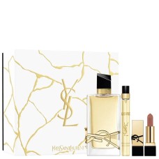 Yves Saint Laurent Libre Eau de Parfum 90ml, Trial Size and Mini Rouge Pur Couture Set (Worth Â£151.19)