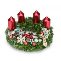 Advent wreath Reindeer (Wreath 25 cm)