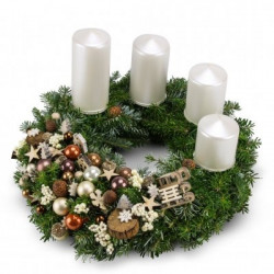 Advent wreath Pearl (Venec 25 cm)