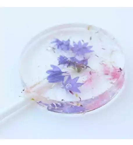 Edible Flower Lollipops