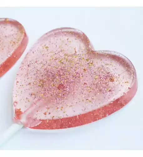 Glitter Lollipop Favours