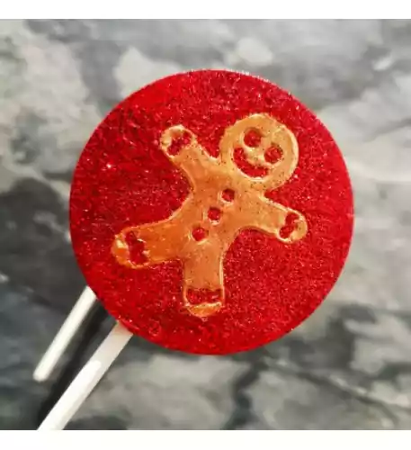 All-That-Glitters Snowman Lollipops