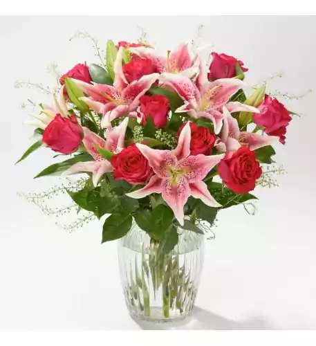 ROSE And LILY BOUQUET(Deluxe)