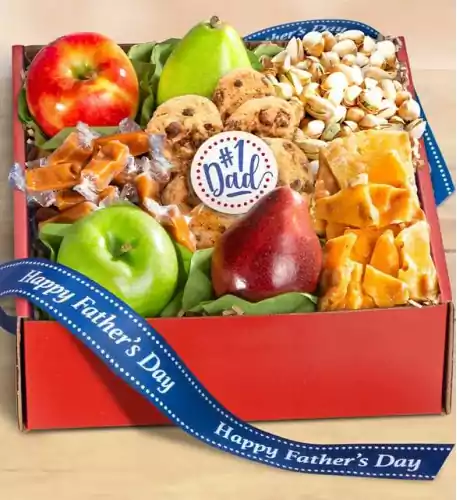 #1 Dad Fresh Fruit & Exceptional Sweets Box