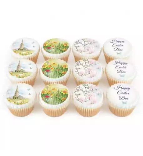 12 Pretty Church Cupcakes
