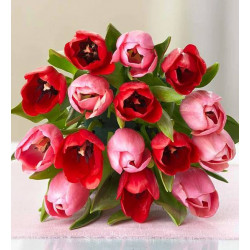 15 Stems Valentine's Day Tulips (15 Stems, Bouquet Only)