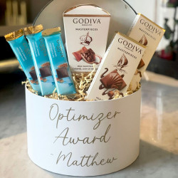 'Congratulations' Personalized Godiva Chocolate Hamper