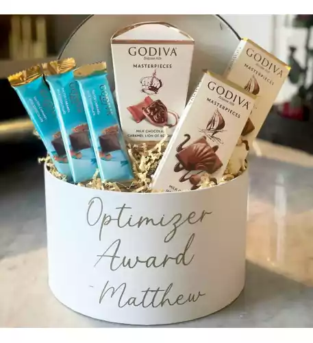 'Congratulations' Personalized Godiva Chocolate Hamper