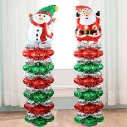 'Jolly Christmas' Balloon Stand