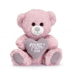 'Best Mom Ever' Pink Teddy Plush