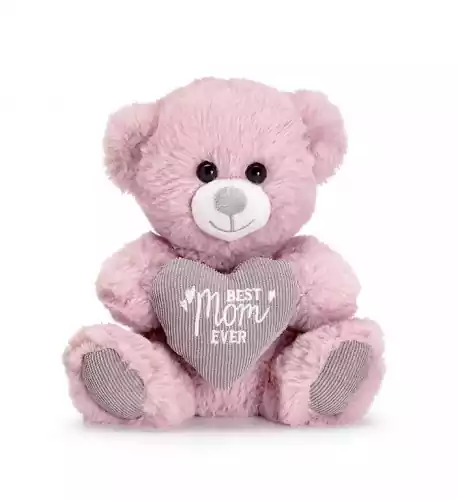 'Best Mom Ever' Pink Teddy Plush