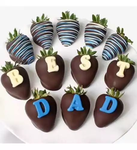 Best Dad' Chocolate-Dipped Strawberries Best Dad' Chocolate-Dipped Strawberries