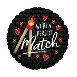 'Perfect Match' Foil Balloon