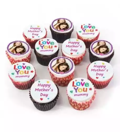 12 Love You Photo Cupcakes 12 Love You Photo Cupcakes