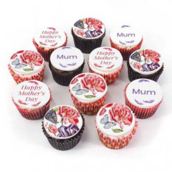 12 Flower Garden Cupcakes