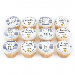 12 Blue No.1 Cupcakes