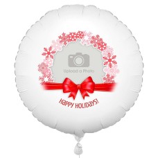 Red Christmas Photo Balloon