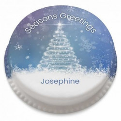 blue festive tree cake (Serves 2-4)