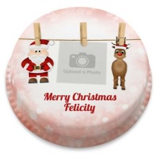 Photo Pegs Cake (letterbox gift cake (serves 2-4))
