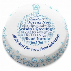 international bauble cake (Serves 2-4)