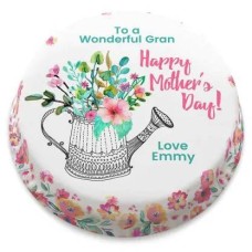 Flowery Watering Can Cake (letterbox gift cake (serves 2-4))