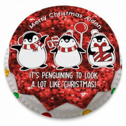 glitzy penguin cake (Serves 2-4)