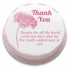 Thank You Flower Cake (Small Party Cake (Serves 10-12))