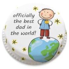official best dad cake (letterbox gift  cake(serves 2-4))