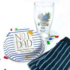 no.1 stripe dad gift set (letterbox cake set(xs) serves 2)
