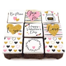 9 be mine brownies