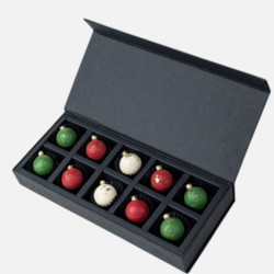 10 Baubles Chocolates: Festive Chocolate Ornaments