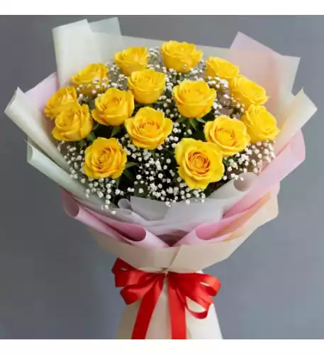 1 Dozen of Yellow Roses 1 Dozen of Yellow Roses