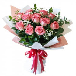 11 Pink Roses (Regular)