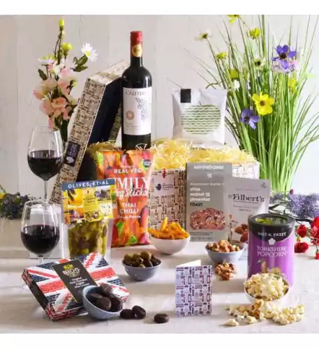 Luxury Vegan Food and Wine Hamper