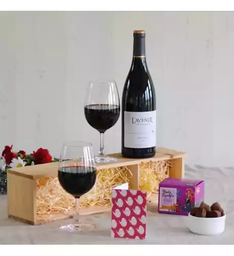 The Red Wine and Truffles Gift