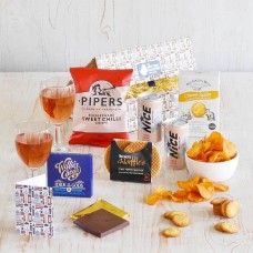 The Rose Wine & Nibbles Gift