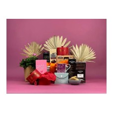 Mother's Day Flowers & Tea Gift Basket