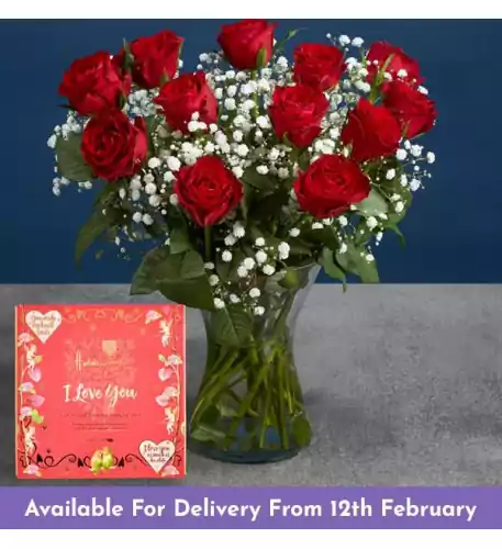 I Love You Red Rose Gift Set