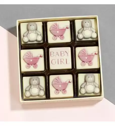 Baby Girl Chocolate Box