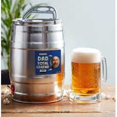 Dad, Total Legend - Photo Upload Mini 5L Keg - West Coast IPA