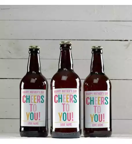 Personalised Cheers To You Mum Multi Pack of Cider