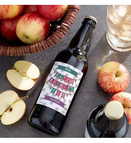 Happy Mothers Day Personalised Cider