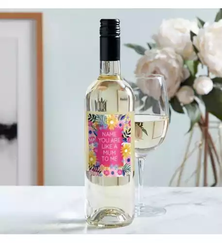 Like a Mum to Me Personalised White Wine