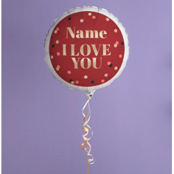 I Love You Personalised Balloon I Love You Personalised Balloon