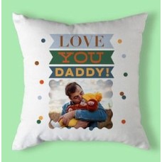 Love You Daddy Photo Personalised Cushion