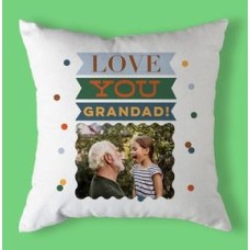 Love You Grandad Photo Personalised Cushion