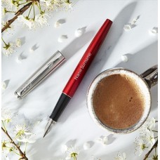 Personalised Parker Fountain Pen - Red