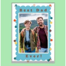 Best Dad Ever! Acrylic Photo Block