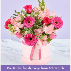 Pretty In Pink Mother's Day Hatbox