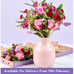 For My Sweetheart Rose & Tulip Letterbox